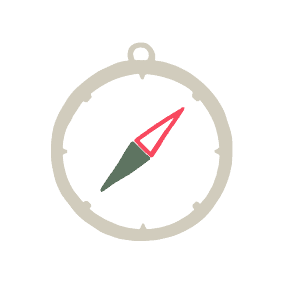 TheTourismCollective RGB Compass Small
