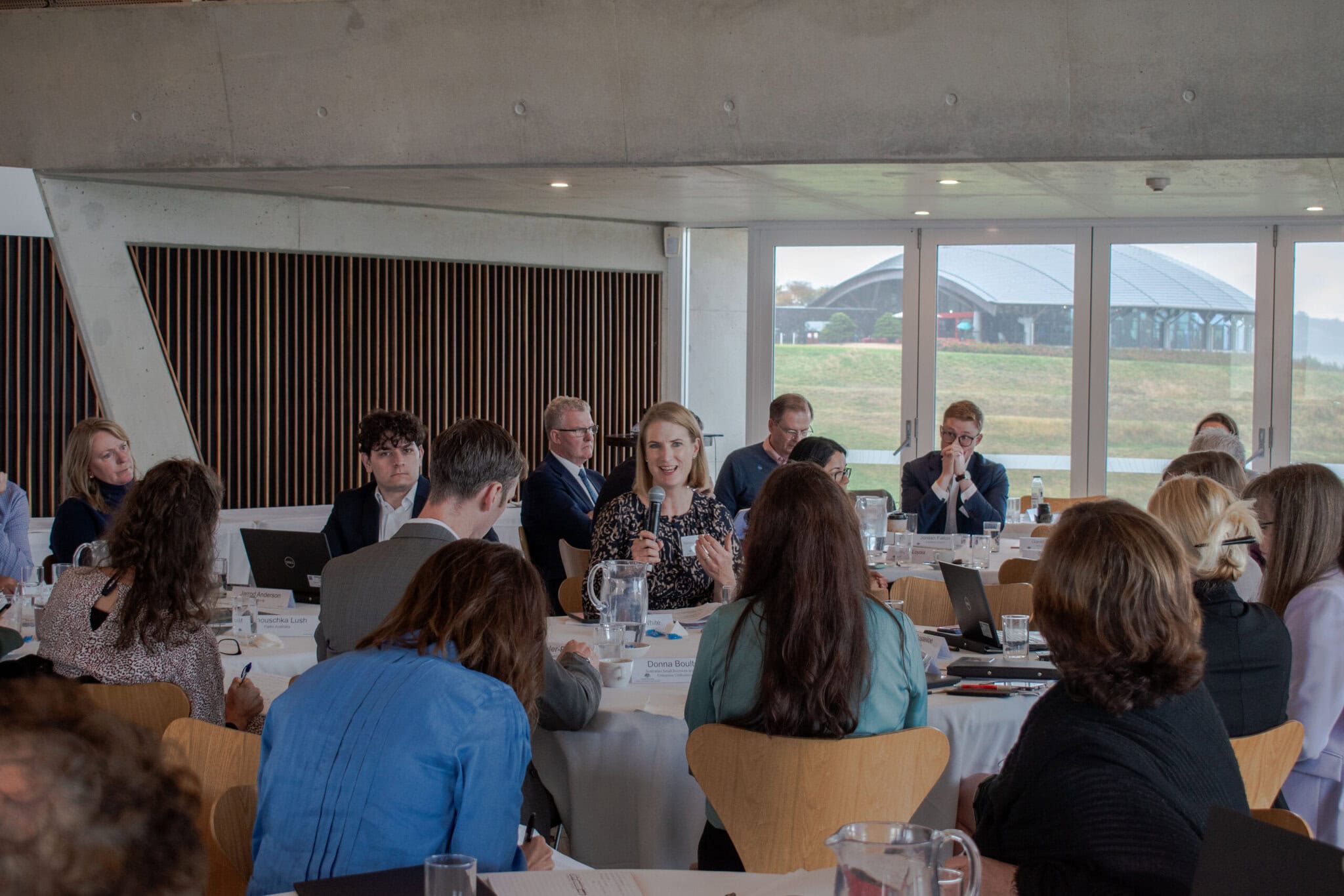 Sustainability Dialogue Rebecca White And Attendees A